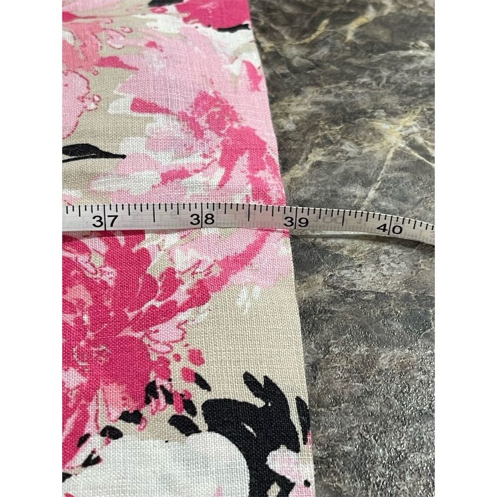 Kim Rogers Women's Size 14 Pink Floral Sleeveless Midi Dress Casual sku140 - Picture 8 of 10